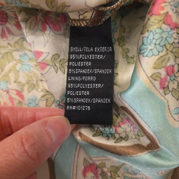 NICOLE MILLER Vtg Y2K Babydoll Boho Top Cottagecore Romantic Feminine Sz 12 - Picture 6 of 8